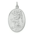 thumbnail image 3 of FJC Finejewelers Sterling Silver St. Michael Medal Pendant Necklace - Chain Included, 3 of 5