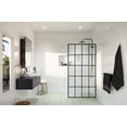 thumbnail image 6 of Glass Warehouse GW-FSS-38-MB Esprit 78" High X 38" Wide Shower Screen Frameless Shower, 6 of 7