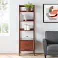 thumbnail image 5 of Crosley Furniture Landon Small Etagere Bookcase, 5 of 9