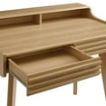 thumbnail image 3 of Modway Render Writing Desk in Oak, 3 of 7