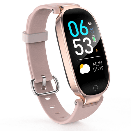 AGPTEK Fitness Tracker, Activity Tracker Women IP68 Waterproof Smart Watch Wristband Bracelet with Heart Rate