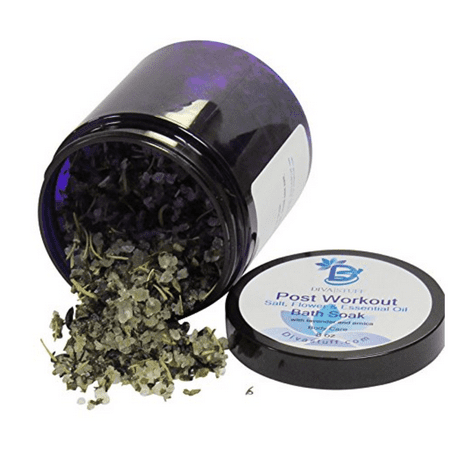 Post Workout Bath Tea Soak with Epsom Salts, Dried Flowers and Essential Oils Post Workout Bath Tea Soak with Epsom Salts, Dried Flowers and Essential Oils