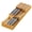 Natural, variant on Bambusi Bamboo Knife Organizer, In-Drawer Knife Drawer Organizer Holds 5 Large and 6 Small Knives, Natural