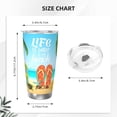 thumbnail image 2 of Beach Gifts for Women Friends, Beach Themed Tumbler Summer Ocean Cups 20 OZ, 2 of 6
