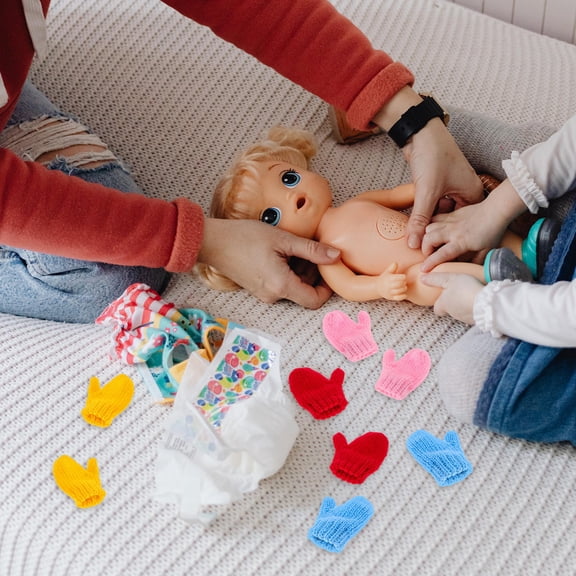 Soimiss 8Pcs Assorted Color Mini Dollhouse Accessories For Decorating Dolls And DIY Crafting Projects