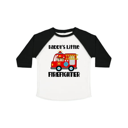 

Inktastic Daddys Little Firefighter Gift Toddler Boy or Toddler Girl T-Shirt