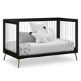 thumbnail image 6 of Delta Children Sloane 4-in-1 Acrylic Convertible Crib - Greenguard Gold Certified, Black/Bronze, 6 of 6