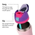thumbnail image 5 of Owala Freesip Insulated Stainless Steel Water Bottle with Straw for Sports, Travel, and School Bpa-Free Sports Water Bottle, 32 Oz, NEO-SAGE, 5 of 7