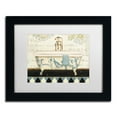 thumbnail image 2 of Trademark Fine Art "Marche de Fleurs Bath II" Canvas Art by Lisa Audit, White Matte, Black Frame, 2 of 5