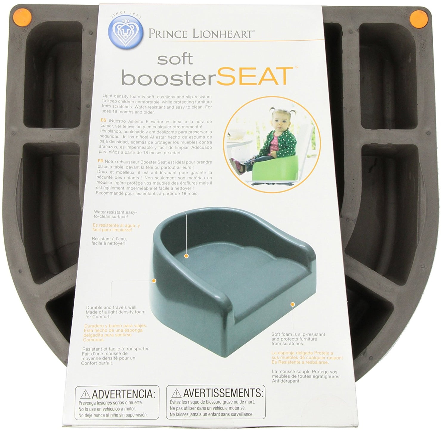 Prince Lionheart Soft Booster Seat Sierra Brown Walmart Canada