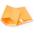 thumbnail image 1 of 4 x 8 Inch #000 Economic Grade Kraft Bubble Padded Envelopes Mailers 500KF #000 (500), 1 of 4