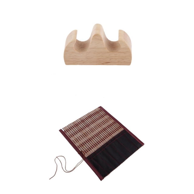 de 2 Kits de Caligrafía, Pintura de Escritura para Práctica de Dibujo, Incluye 1 Cepillo Chino para Bolígrafo de , 1 Bolsa de Cepillo Sunnimix Pincel de caligrafía Soporte para lápiz