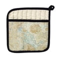 thumbnail image 1 of Betsy Drake PT968 Winnipesaukee, NH Nautical Map Pot Holder, 1 of 1