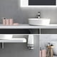thumbnail image 5 of Juego de accesorios de baño, regalo de plástico para baño, bote de basura, escobilla de baño con soporte, botella desinfectante de manos, 6 uds., 5 of 5