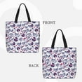 thumbnail image 2 of Fotbe music Skull record mike Bolsa Tote con Estampado para Mujer, Bolsos con Cremallera, Bolsa de Hombro Casual de Gran Capacidad con Bolsillos Internos, 2 of 7