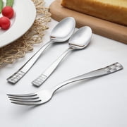 KOOMADE Stainless Steel 20-Piece Flatware Set for 4, Dishwasher Safe Silverware