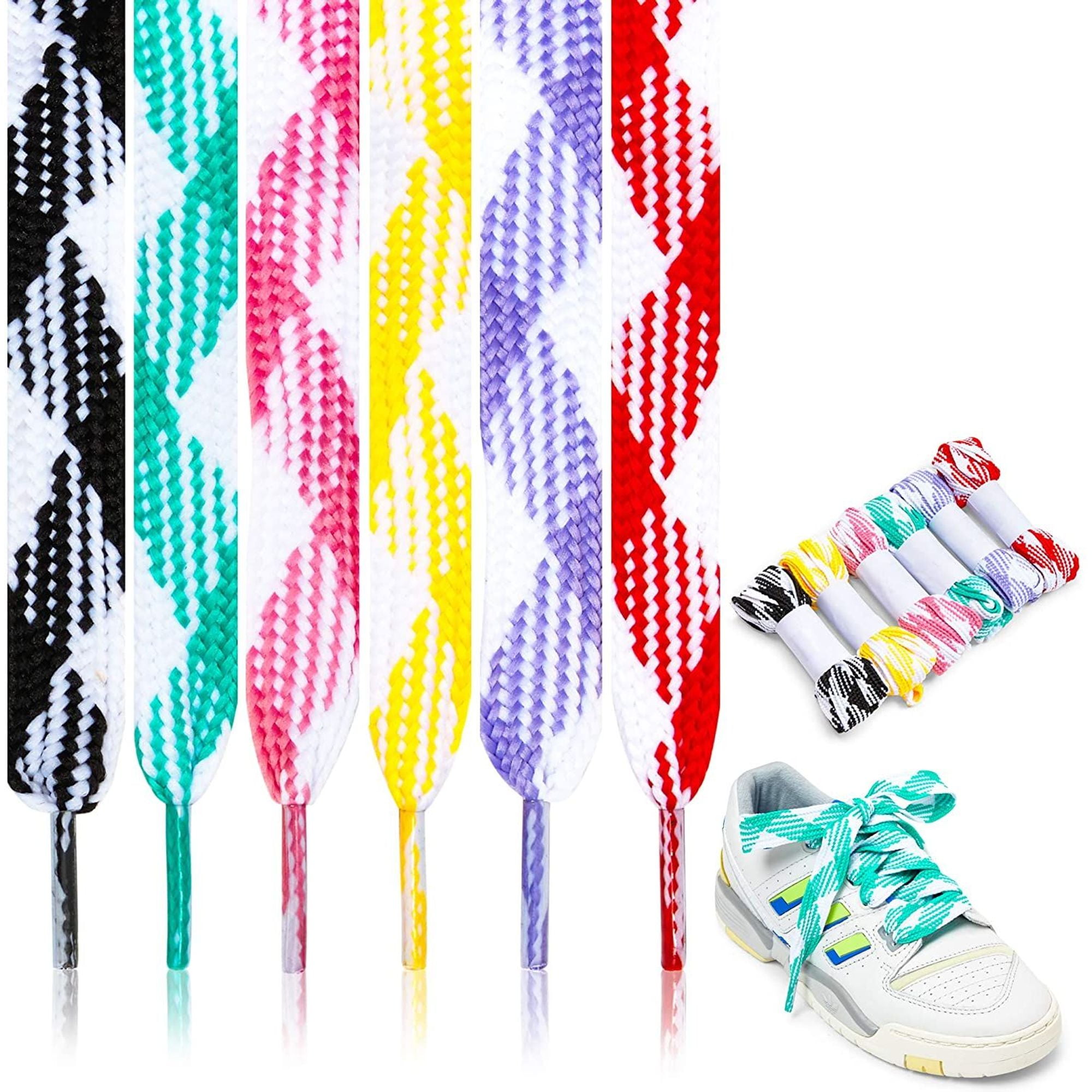 different color shoe strings
