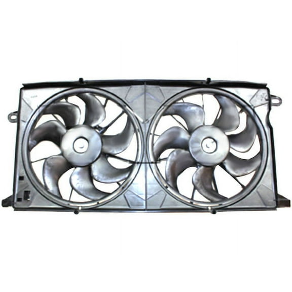 Radiator Fan Assembly - Compatible with 2000 - 2005 Buick LeSabre Sedan 3.8L V6 2001 2002 2003 2004