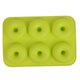 thumbnail image 3 of 6 Cavity Silicone Donut Mold, Donut and Chocolate Mold, Microwave and Freezer Safe (Green), 3 of 4