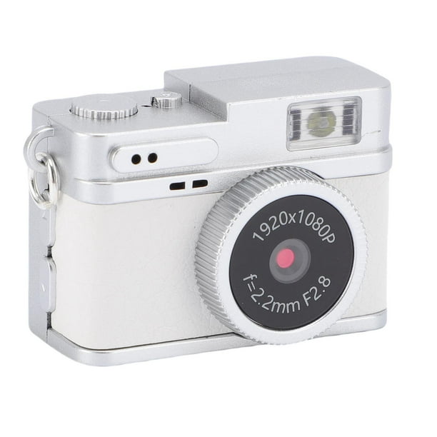 Mini Cámara De Llavero, Cámara De 32 GB Retro Micro Digital Con Pantalla De Color De 0.96 Pulgadas, 1080p 2MP Regector De Video De Bolsillo Compacto Con Luz LED, 6 Filtros Para