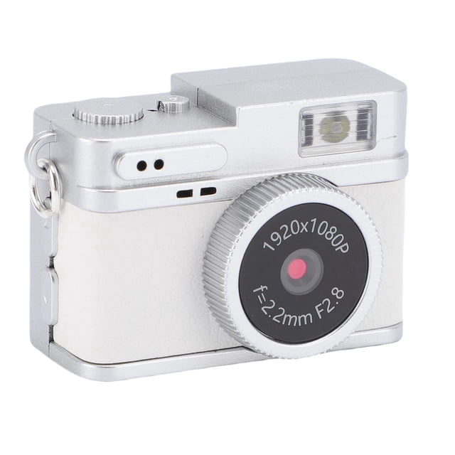 Mini Cámara De Llavero, Cámara De 32 GB Retro Micro Digital Con Pantalla De Color De 0.96 Pulgadas, 1080p 2MP Regector De Video De Bolsillo Compacto Con Luz LED, 6 Filtros Para