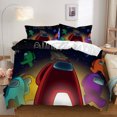 thumbnail image 1 of 3D Digital Printing Cartoon Space Werewolf Quilt Cover Pillowcase Bedding Three-Piece Set LRS9 210*210, 1 of 2