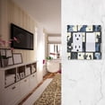 thumbnail image 5 of Yayeee Rocker Switch Wall Plate 1-Gang 4.6"x2.9" Home Decorative Outlet Cover, Black and Blue Cat, 5 of 6