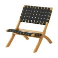 thumbnail image 3 of Alaterre Furniture 3-Piece Acacia Wood Bistro Set – 2 Foldable Chairs & Table with Woven Seats for Patio/Deck, 3 of 15