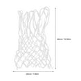 thumbnail image 2 of Nylon Basketball Net with 12 Loops for Standard Rims AllWeather White 12 Pack Fits Indoor Outdoor Courts, 2 of 8