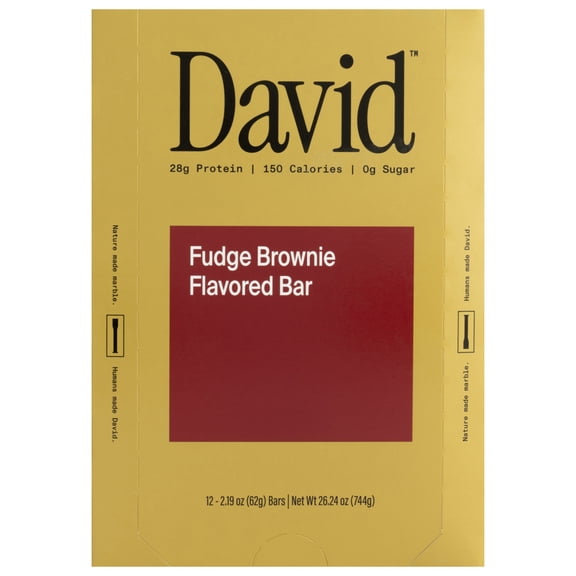 David Fudge Brownie Flavored Bar 12 - 2.19 oz Bars