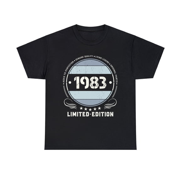 Vintage 1983 T Shirts for Men Retro Funny 1983 Birthday Big and Tall Tshirts Shirts for Men