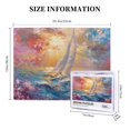thumbnail image 5 of 500 PCS jigsaw Wood puzzles 500 pieces Sailboats in the ocean,Stunningly Vibrant Colors,Charm scenery Sailboats in the ocean Wooden Puzzle,Great for Relaxation and Display for Puzzle Enthusiasts, 5 of 6
