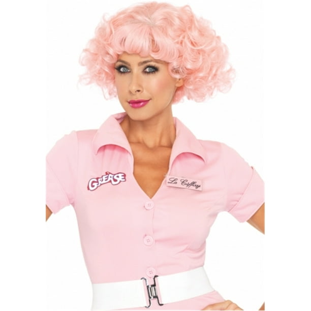Grease Frenchie Pink Women Wig