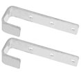 thumbnail image 4 of Bunk Bed Ladder Bracket Hooks Kids Bunk Bed Ladder Hook Silver Minimalist Design 2Pcs, 4 of 5
