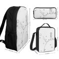 thumbnail image 2 of Le Petit Prince Backpack 17 Inch Large Bookbag Plus Snack Bag and Zippered Pen Holder for Teens, 2 of 5