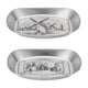 thumbnail image 1 of Platos para servir aperitivos, bandeja Vintage de hojalata para bote, bandeja para galletas, soporte para fruta, plato para postre, 2 uds., 1 of 7
