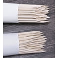 thumbnail image 3 of Natural Orange Wood, Multi-Functional Cuticle Pusher & Precision Pointed Tips, 100Pcs Disposable Beauty Tools, Salon-Grade Manicure Pedicure, 4.4 Inch Length, 0.16 Inch Diameter, 3 of 7