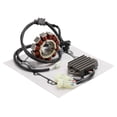 thumbnail image 5 of Magneto Stator + Voltage Rectifier + Gasket for Yamaha YZ 450 F YZ450F 2014-2017, 5 of 5