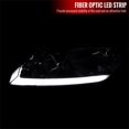 thumbnail image 2 of Factory Style Headlights w/ LED Strip (Chrome Housing/Smoke Lens) Made for and Compatible with 2006-2011 Honda Civic 4DR Sedan, 2 of 4