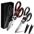 thumbnail image 1 of Stainless Steel Kitchen Shears - Heavy Duty Meat & Poultry Scissors for All-Purpose Food Preparation, 1 of 5
