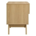 thumbnail image 3 of Nightstand Side End Table, Brown Oak, Wood, Bedroom Living, Modern Contemporary HB35709, 3 of 7