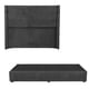 thumbnail image 1 of Base Cama King Size + Cabecera Lugo Gris Oscuro, 1 of 6