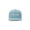 Teal Blue, variant on 6 Panel Mens Snapback Curved Peak Cap ~ Icon tangerine