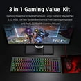 thumbnail image 2 of Redragon S107 PC Gaming Keyboard & Mouse Combo with Mouse Pad - Large, 2 of 5