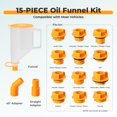 thumbnail image 3 of Kit de aceite antiderrames Funnel FOUR UNCLES de 1.5 cuartos de galón y 15 piezas, 3 of 7