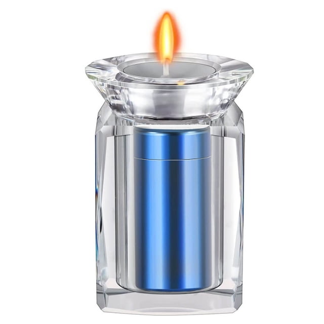BotaniNest Transparent Keepsake Memorial For Small Cats Storage Container