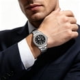 thumbnail image 6 of Fashion Quartz Watch, Waterproof Stainless Steel Wristwatch With Accurate Timekeeping Elegant Business Style And Durable Design, Casual Dress Watch For Men Women Office Travel Daily Wear, 6 of 9