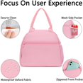 thumbnail image 4 of Bolsa Térmica para Almuerzo GYEUKHAM para Mujer/Hombre Gran Capacidad Rosa, 4 of 8