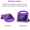 thumbnail image 3 of SaniMore for Walmart Onn 10.1 inch Tablet 3rd Gen 2022 (Model: 100071485) Kids Case, EVA Shockproof Cover with Handle & Foldable Kickstand Lightweight for Walmart Onn 10.1 2022 Girls Boys, Purple, 3 of 9