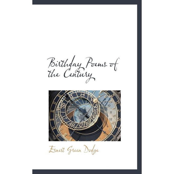 Birthday Poems of the Century (Hardcover)